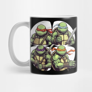 Teenage Mutant Ninja Turtles - Donatello, Raphael, Michelangelo, and Leonardo Mug